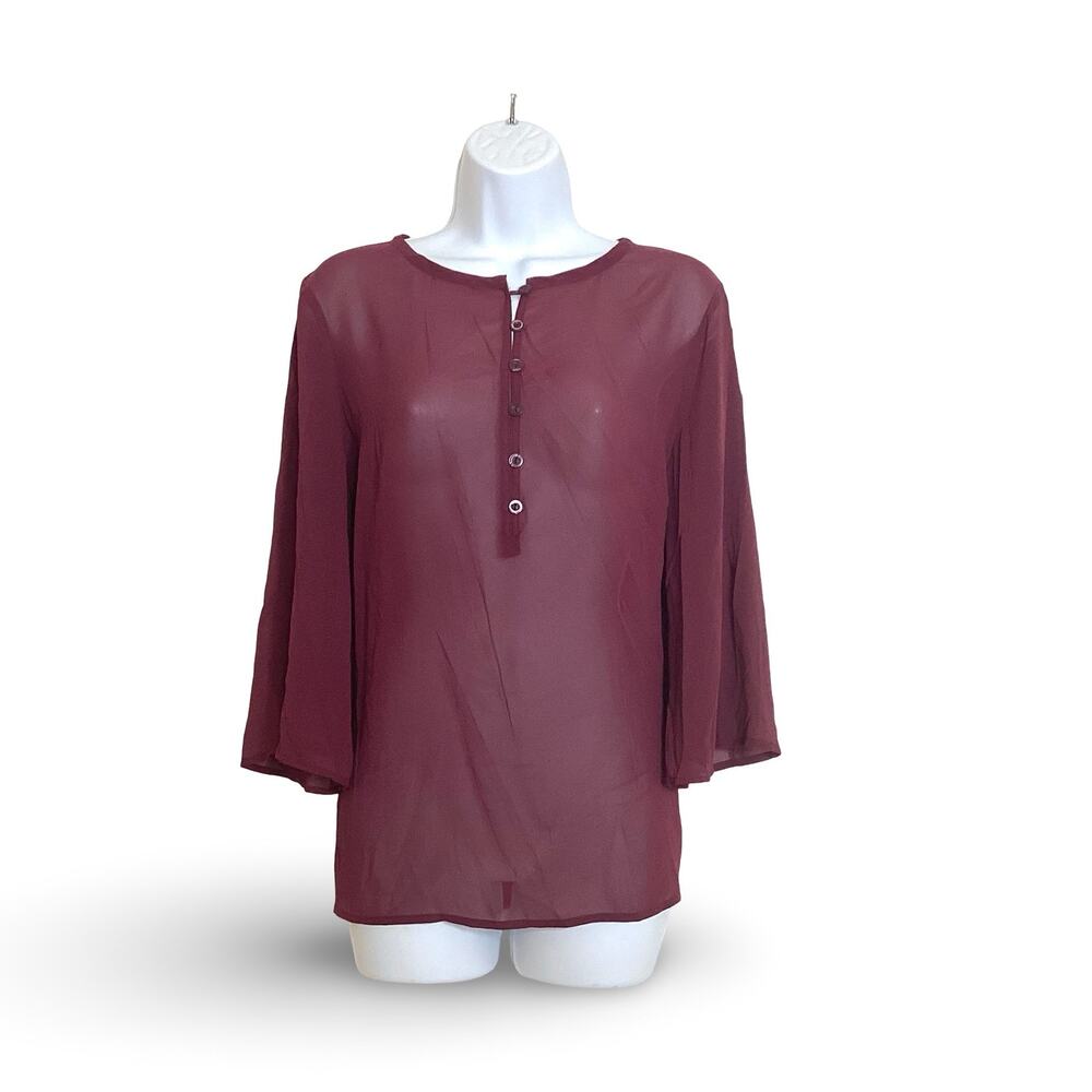 Apostrophe Sheer Boho Top
